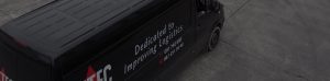 aztec slogan on van