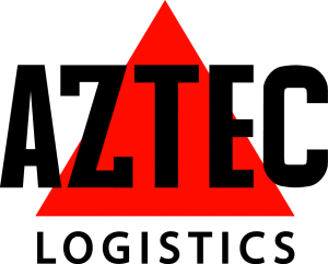 large aztec logistics black logo