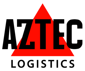aztec logistics black logo