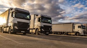 fleet of trucks